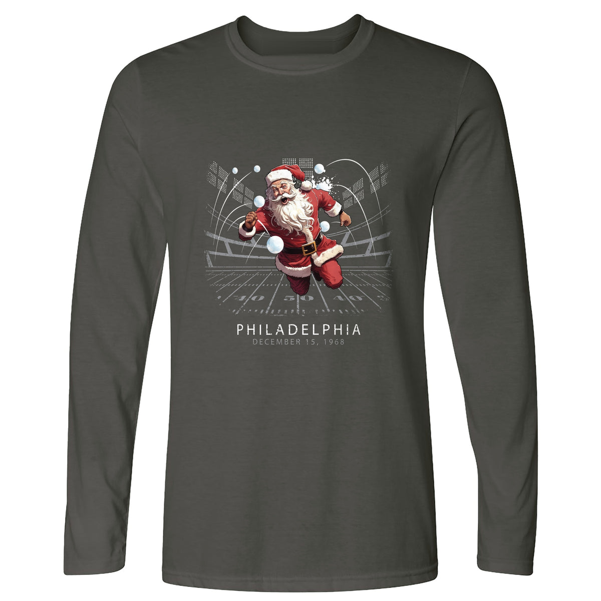 Snowballs at Santa Long Sleeve T-Shirt
