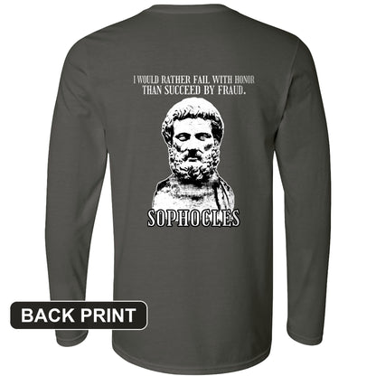 Sophocles Back Print Long Sleeve T-Shirt