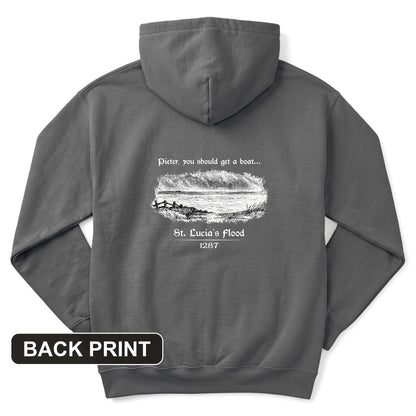 St Lucia Flood Back Print Hoodie