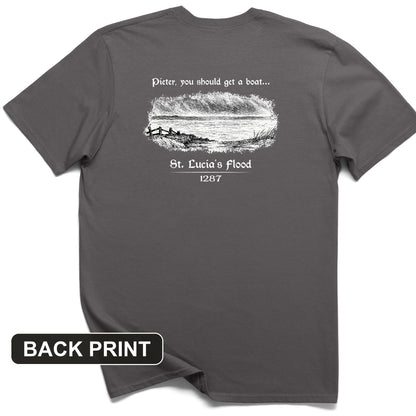 St Lucia Flood Back Print T-Shirt