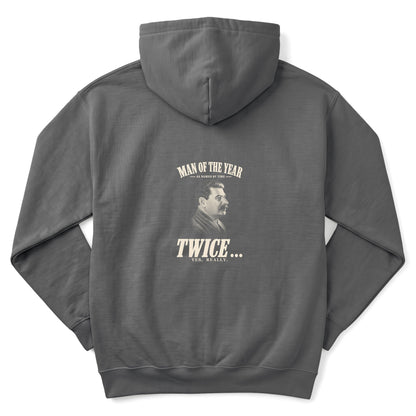 Stalin Man Of The Year Twice Back Print Hoodie