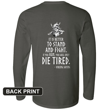 Stand and Fight Back Print Long Sleeve T-Shirt