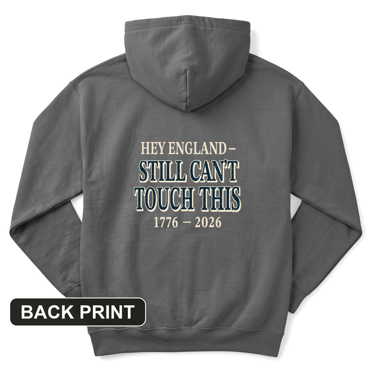 Still Can't Touch This Back Print Hoodie