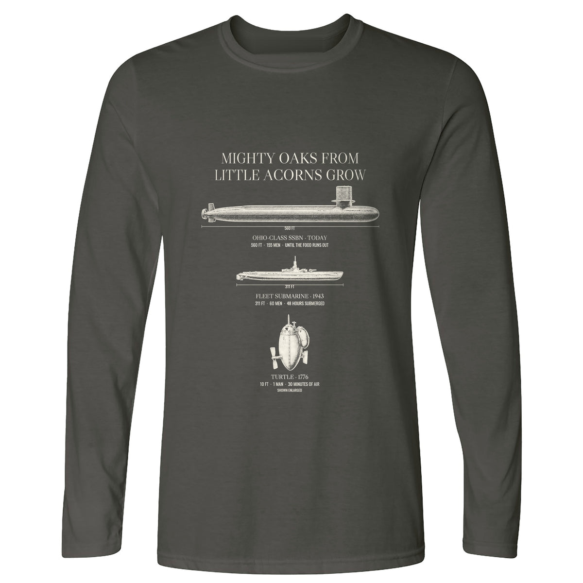 Submarine Evolution Long Sleeve T-Shirt