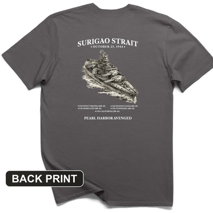 Surigao Strait Back Print T-Shirt