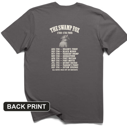 Swamp Fox World Tour Back Print T-Shirt