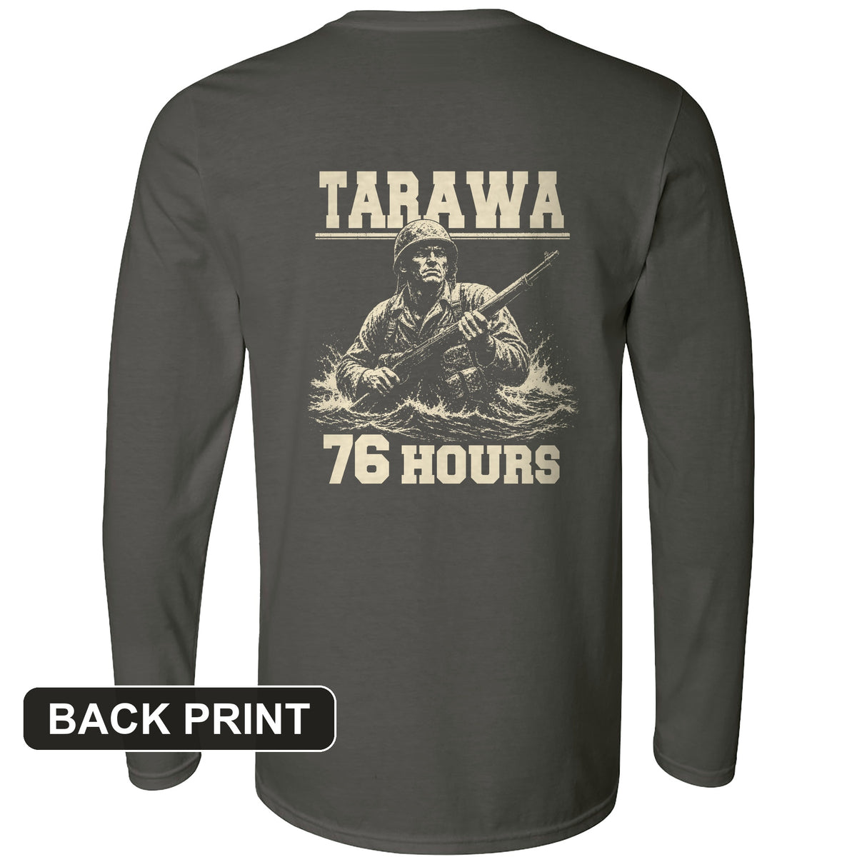 Tarawa Back Print Long Sleeve T-Shirt