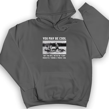 Teddy Riding Moose Hoodie