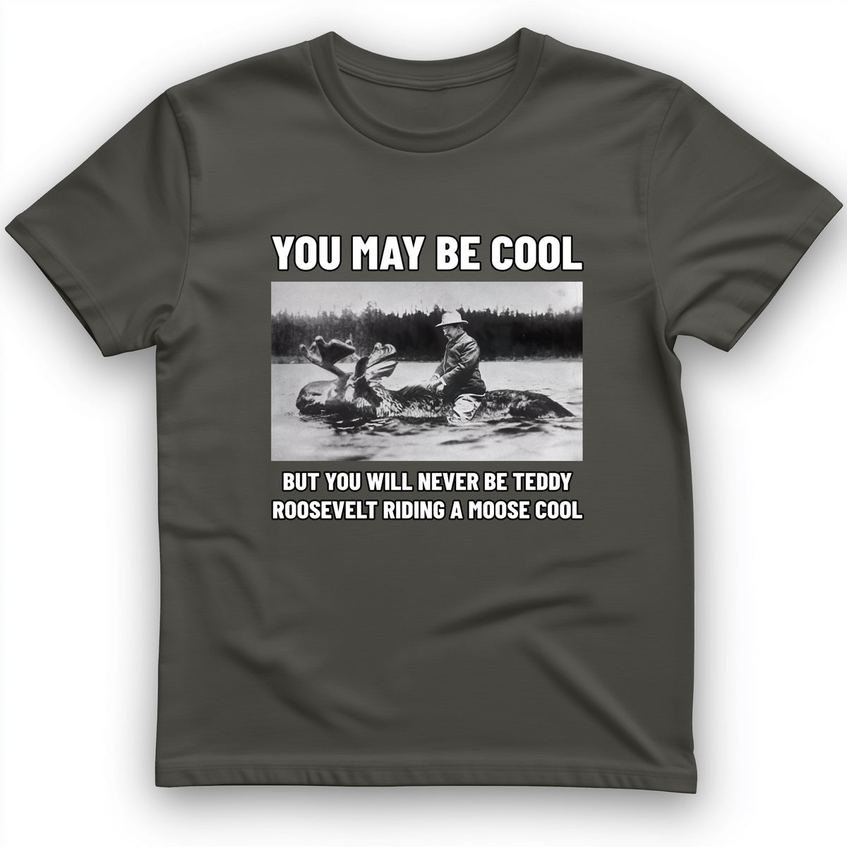 Teddy Riding Moose T-Shirt