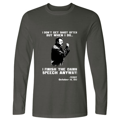 Teddy Speech Long Sleeve T-Shirt