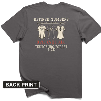 Teutoburg Retired Numbers Back Print T-Shirt