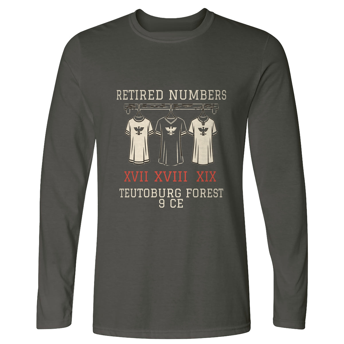 Teutoburg Retired Numbers Long Sleeve T-Shirt