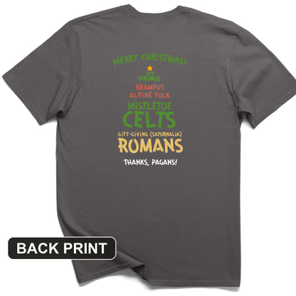 Thanks Pagans Back Print T-Shirt