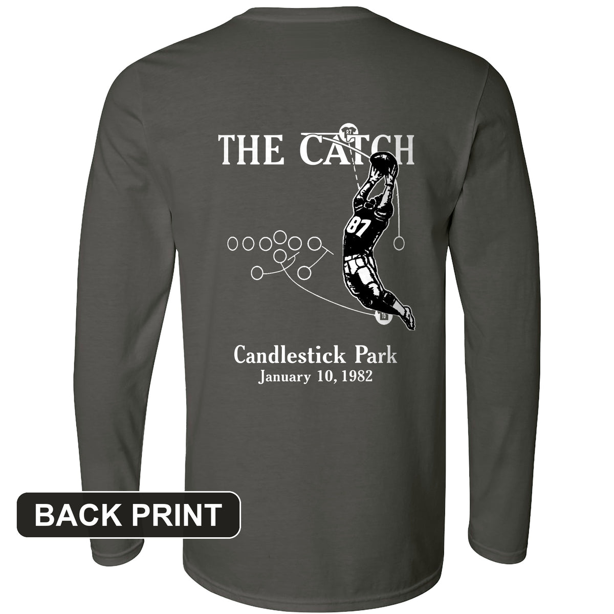 The Catch Back Print Long Sleeve T-Shirt
