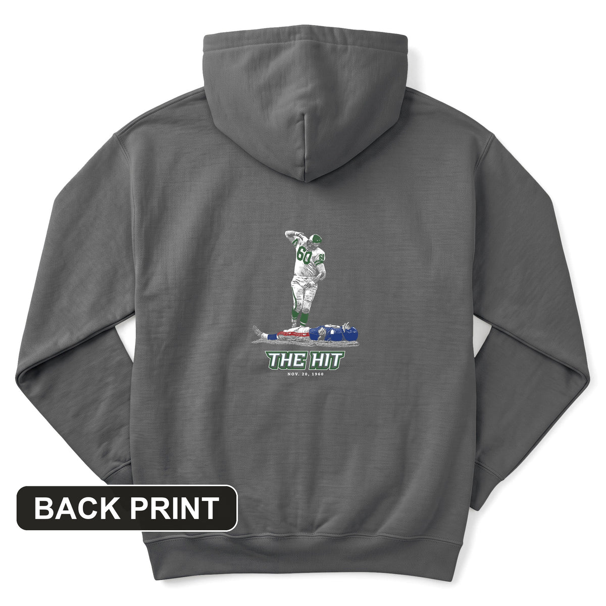The Hit Back Print Hoodie