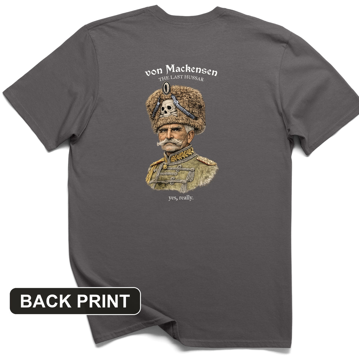 The Last Hussar Back Print T-Shirt