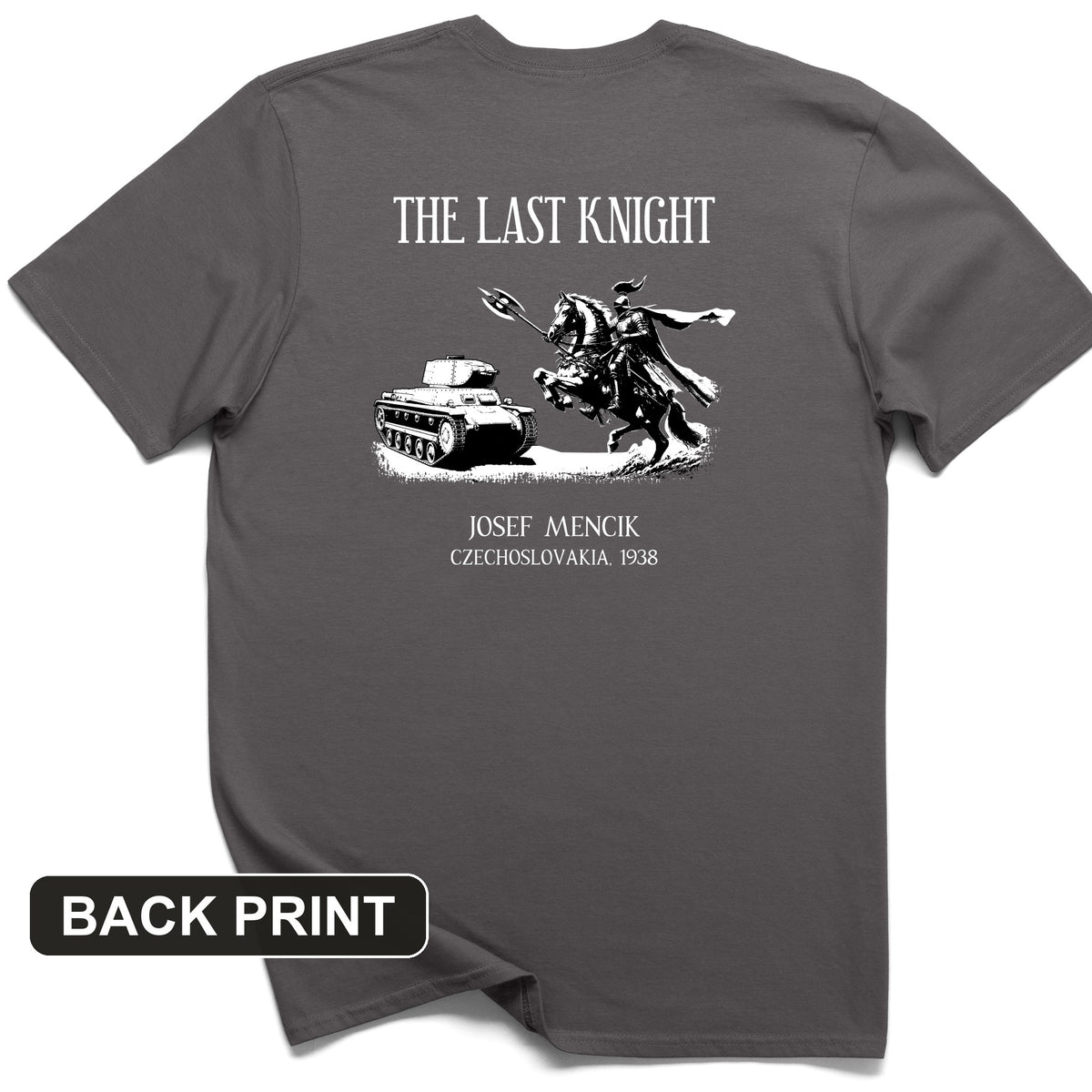The Last Knight Back Print T-Shirt