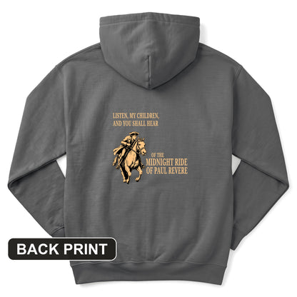 The Midnight Ride Back Print Hoodie