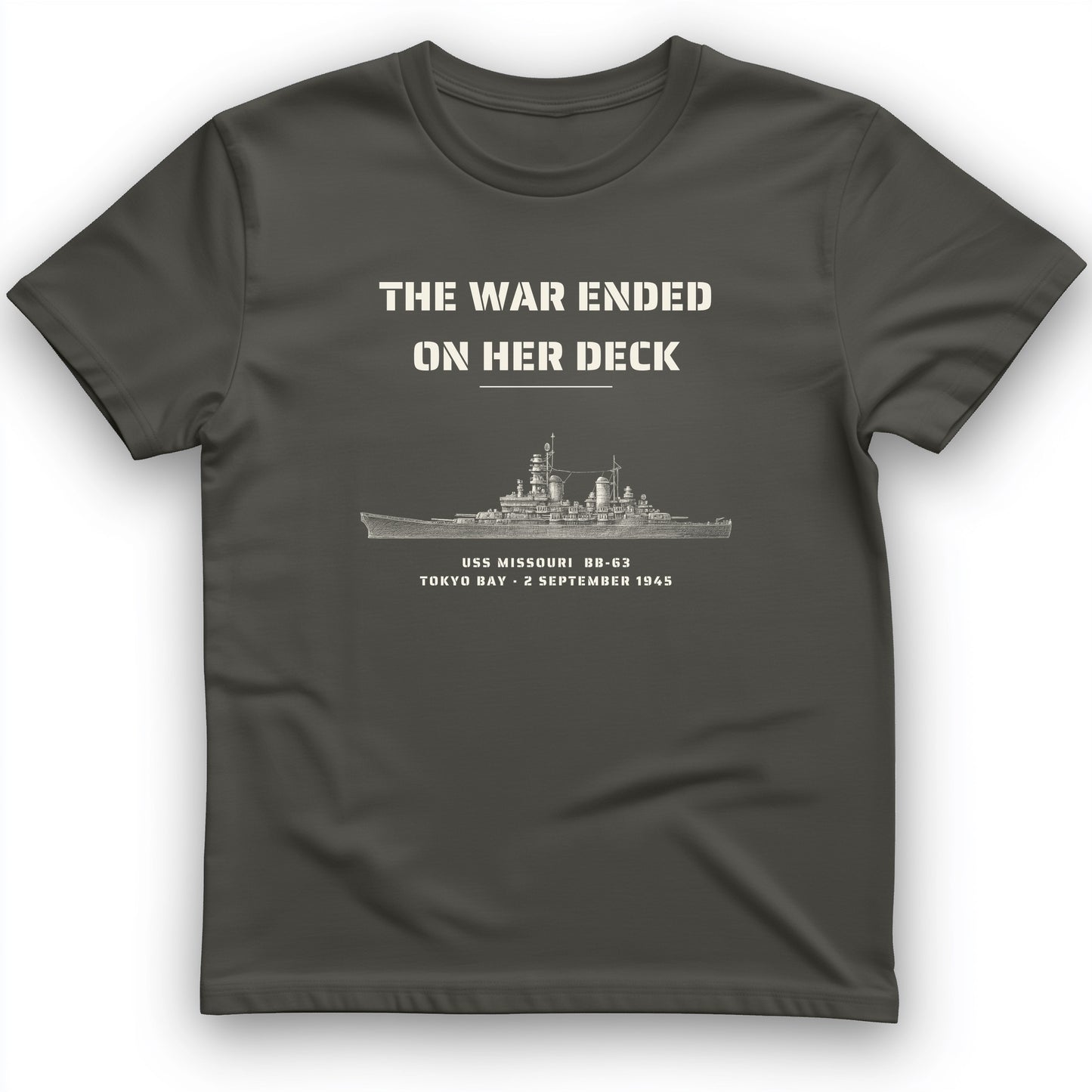 The War Ended On Her Deck T-Shirt