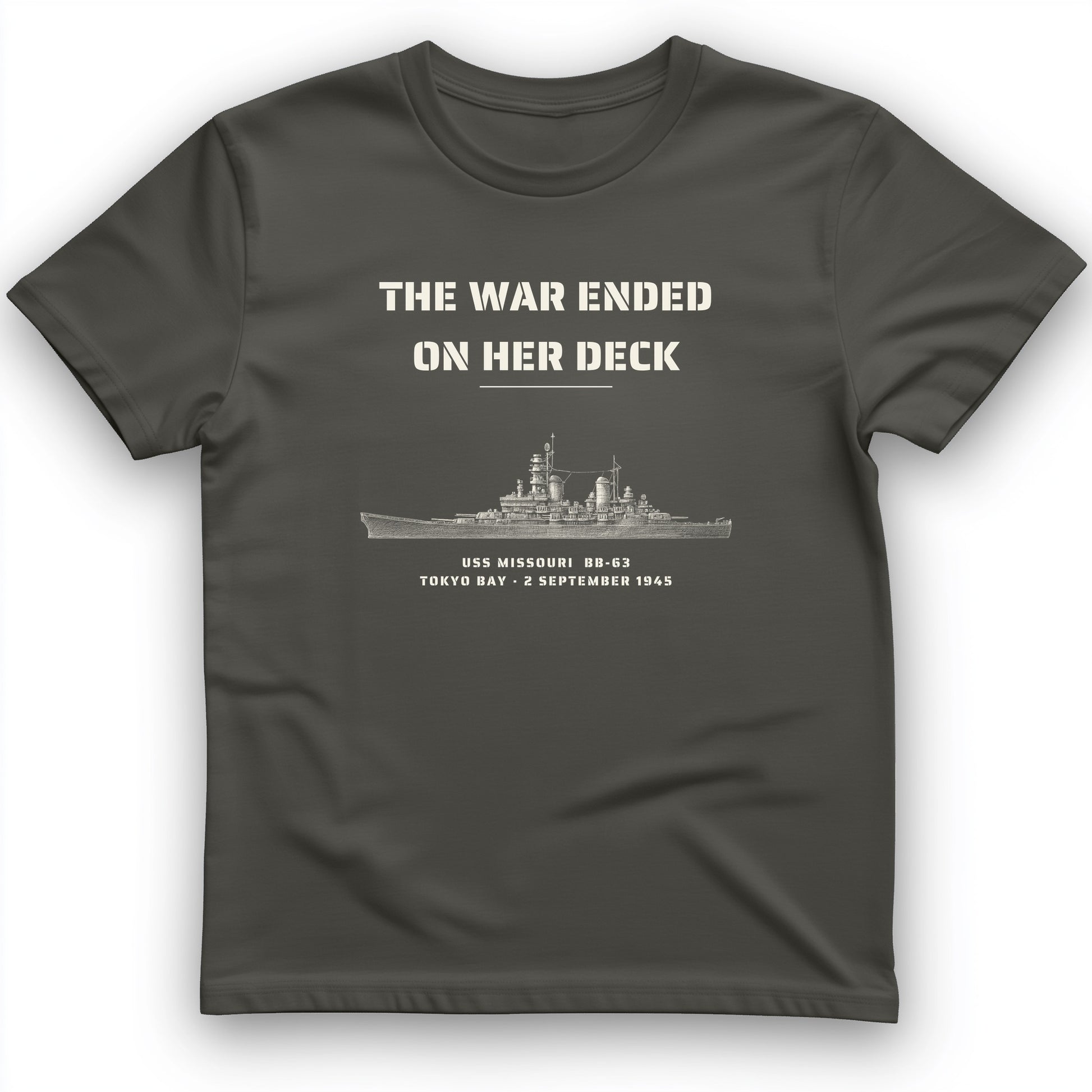 The War Ended On Her Deck T-Shirt