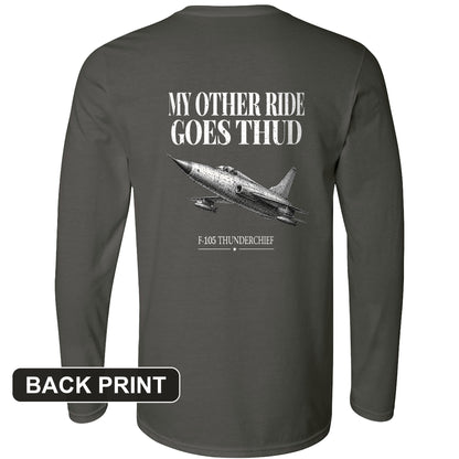 Thud Back Print Long Sleeve T-Shirt