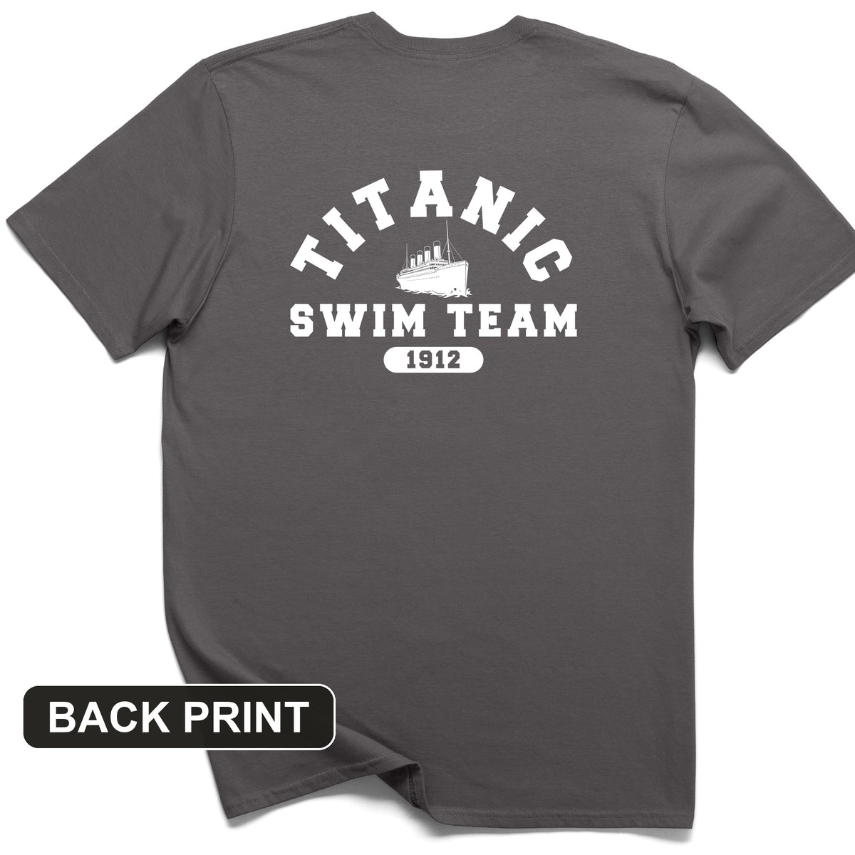 Titanic Swim Team Back Print T-Shirt
