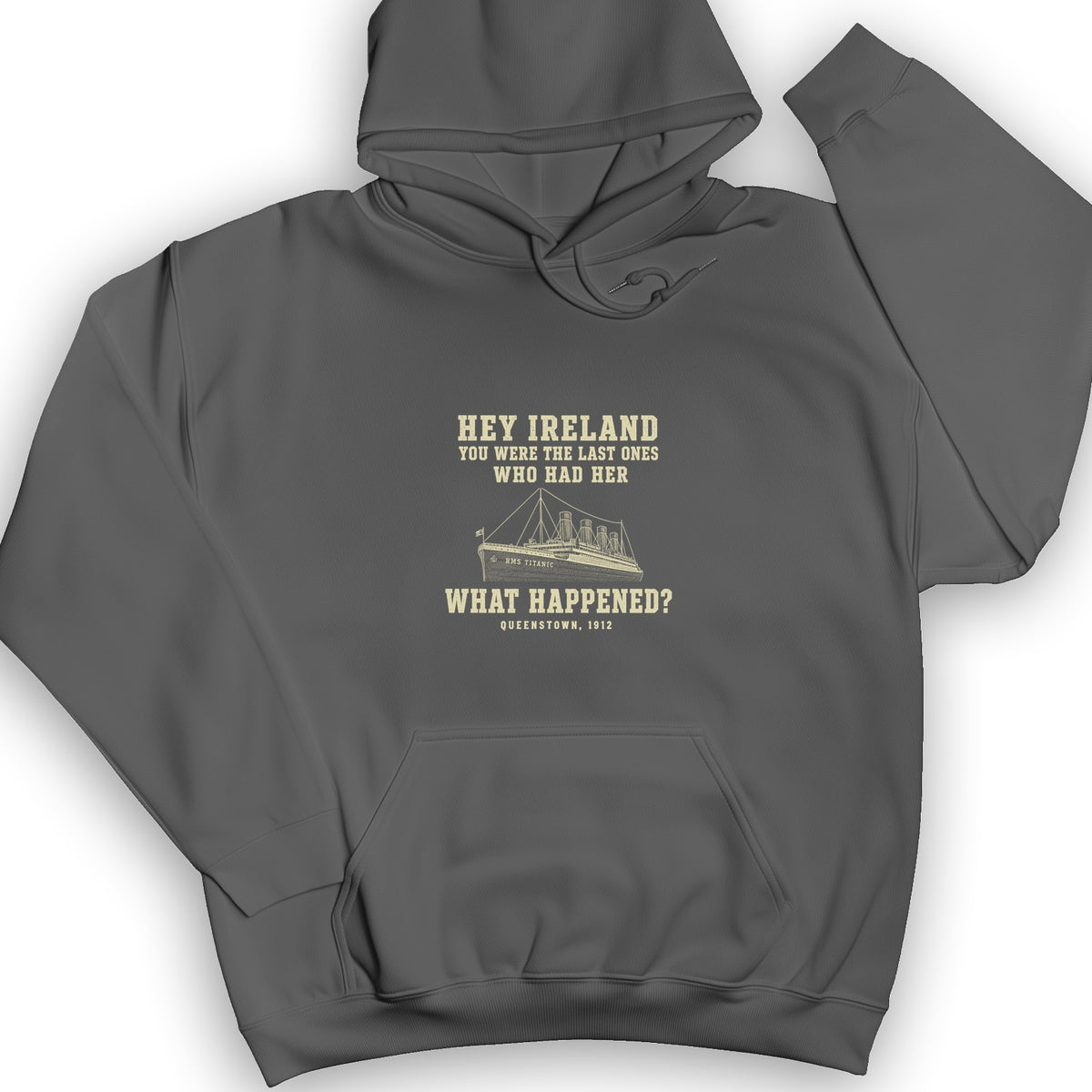 Titanic "What Happened" Queenstown 1912 Hoodie
