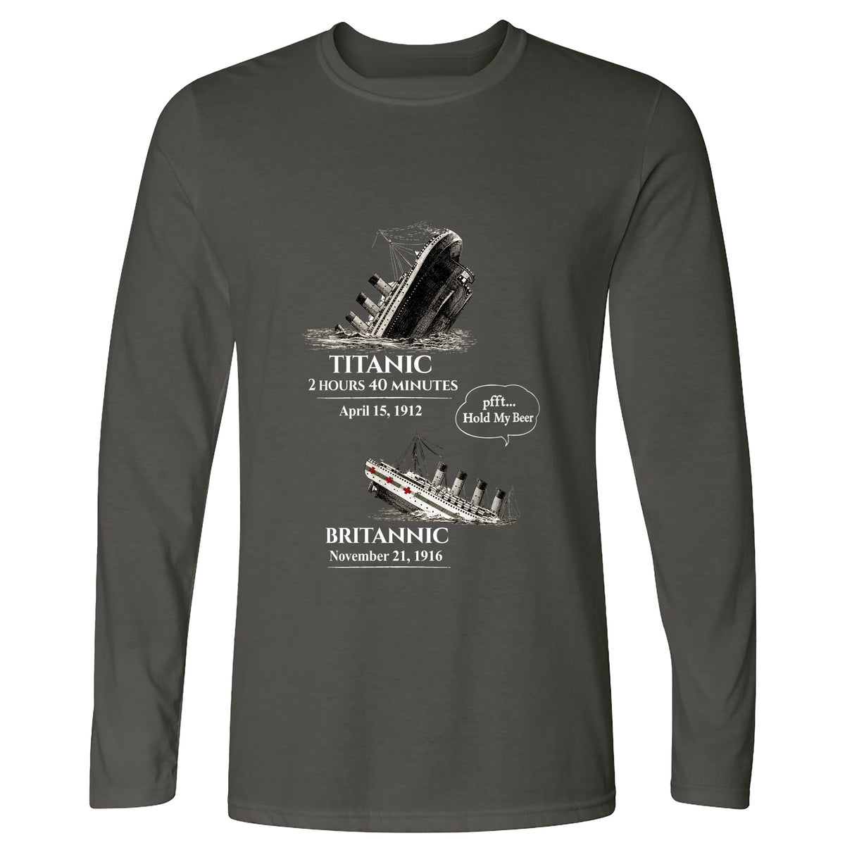 Titanic and Britannic Long Sleeve T-Shirt