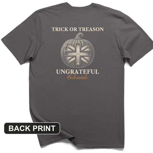 Trick Or Treason Back Print T-Shirt