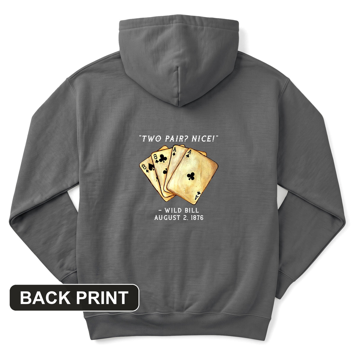 Two Pair Back Print Hoodie