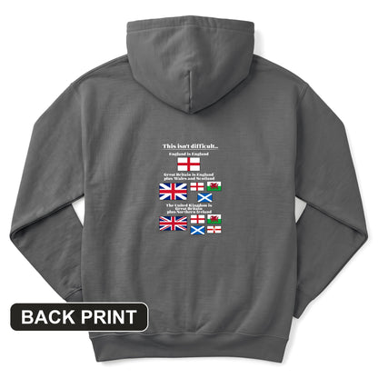 UK Make-up Back Print Hoodie