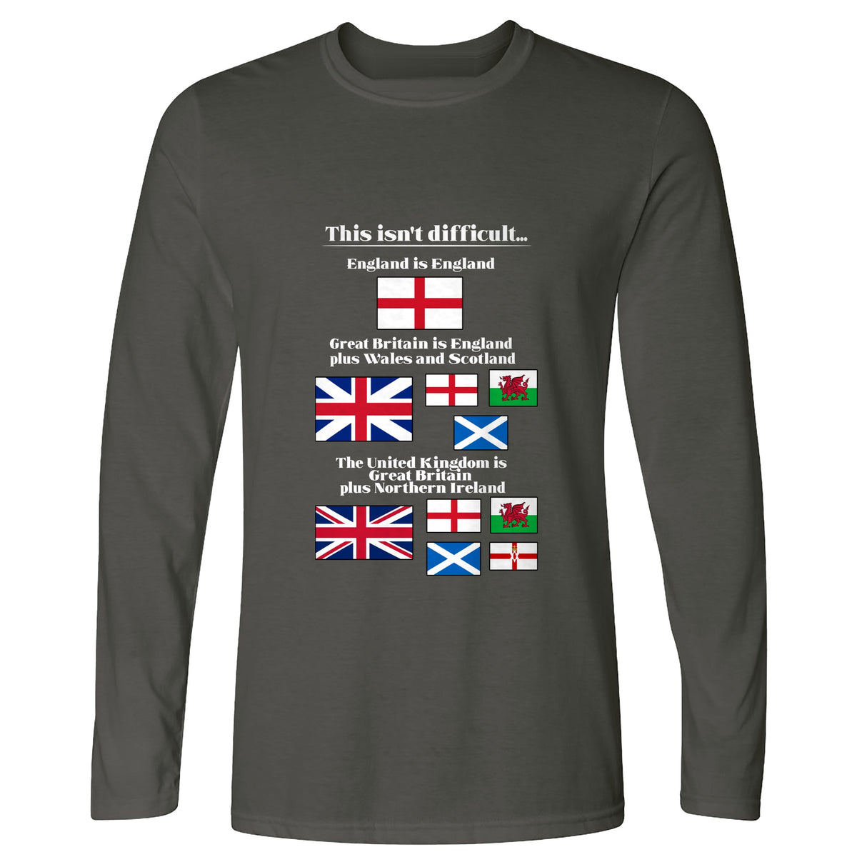 UK Make-up Long Sleeve T-Shirt