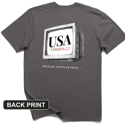 USA 2.5 Back Print T-Shirt