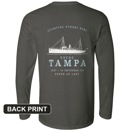 USCGC Tampa Back Print Long Sleeve T-Shirt