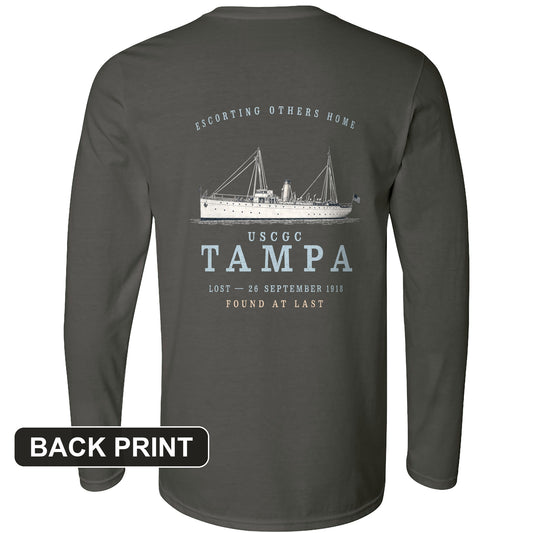 USCGC Tampa Back Print Long Sleeve T-Shirt