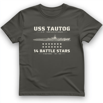 USS Tautog 14 Battle Stars T-Shirt