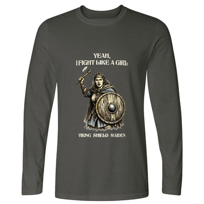 Viking Shield Maiden Long Sleeve T-Shirt