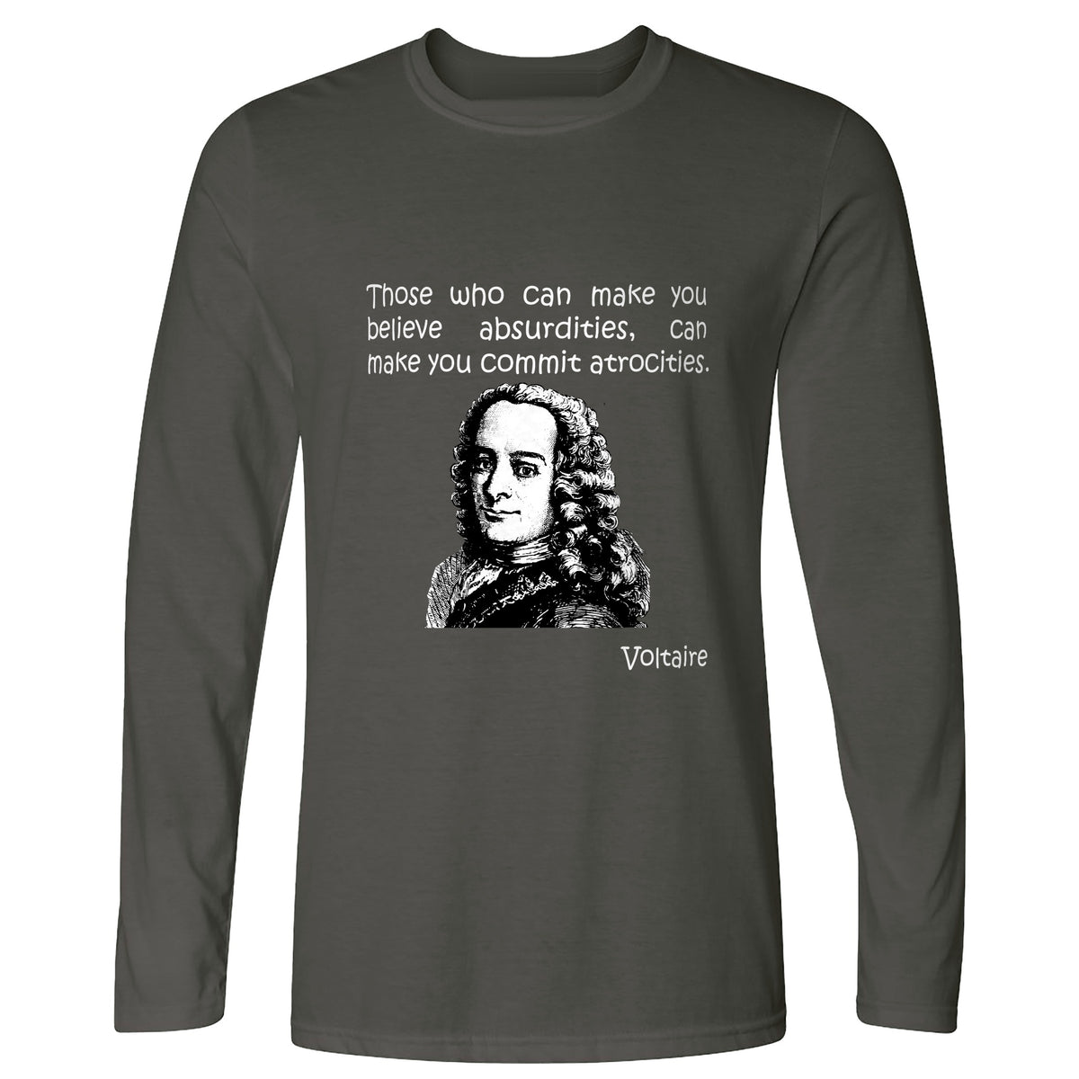 Voltaire Absurdities Long Sleeve T-Shirt