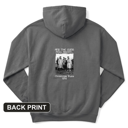 WWI Christmas Truce Back Print Hoodie