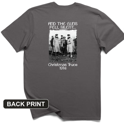WWI Christmas Truce Back Print T-Shirt