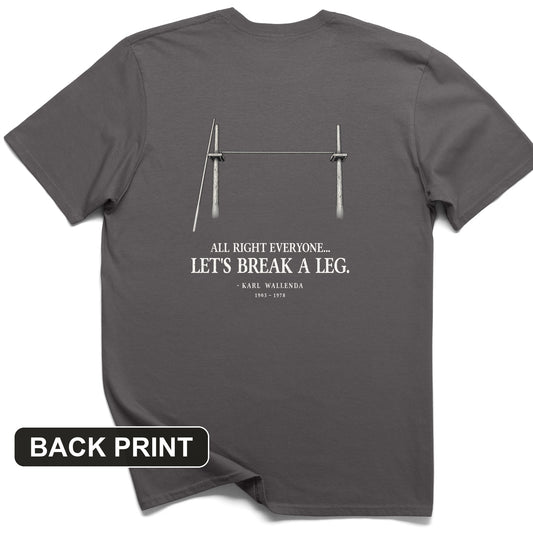 Wallendas Back Print T-Shirt