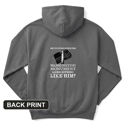 Washington Monument Back Print Hoodie