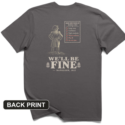 We'll Be Fine Back Print T-Shirt
