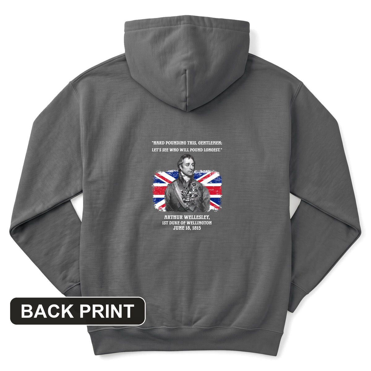 Wellington Back Print Hoodie