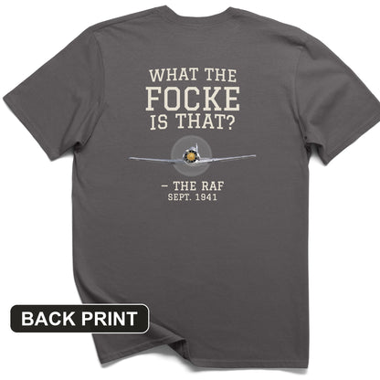 What The Focke Is That Back Print T-Shirt