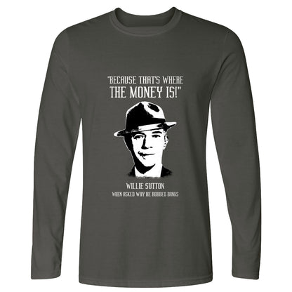 Willie Sutton Long Sleeve T-Shirt