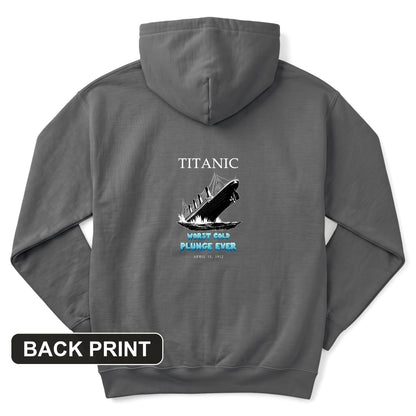 Worst Cold Plunge Ever Back Print Hoodie