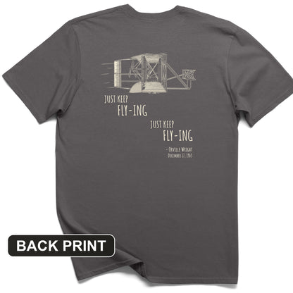Wright Brothers Back Print T-Shirt