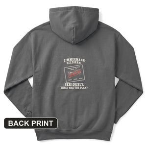 Zimmermann Telegram Back Print Hoodie