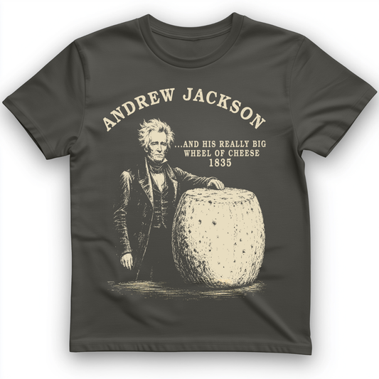 Cheese Wheel T-Shirt Charcoal / S